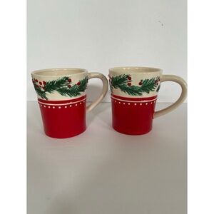 Starbucks 14oz Ceramic Holiday Mugs Set of 2